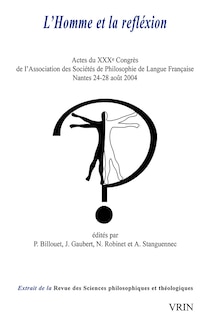 Front cover_L' homme et la réflexion