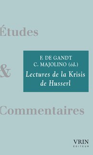 Front cover_Lecture de la Krisis de Husserl