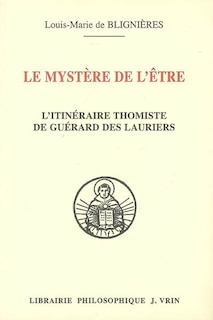 Front cover_Le mystère de l'être