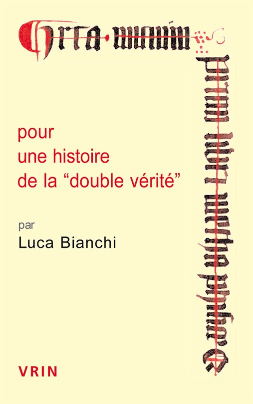 Couverture_Pour une histoire de la double vérité