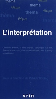 Front cover_L' interpr&eacute;tation