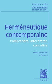 Front cover_Herméneutique contemporaine