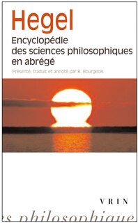 Front cover_Encyclopédie des sciences philosophiques en abrégé