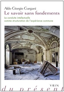 Couverture_Le savoir sans fondements