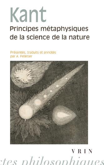 Couverture_Principes métaphysiques de la science de la nature ; Premiers articles sur la physique de la terre et du ciel