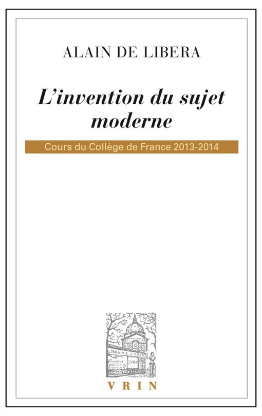 Front cover_L' invention du sujet moderne