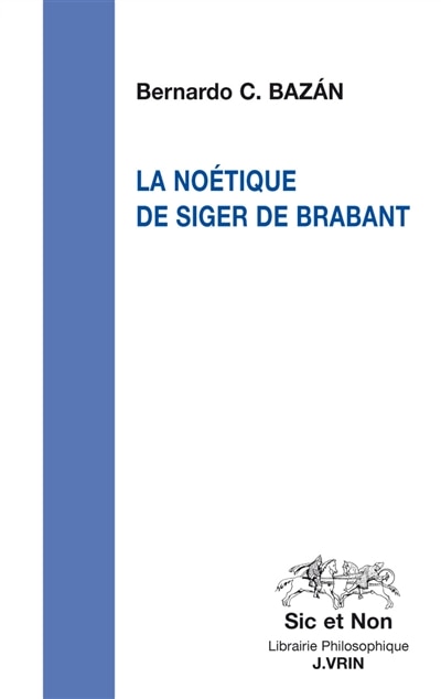 Couverture_La noétique de Siger de Brabant