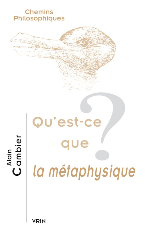 Front cover_Qu'est-ce que la métaphysique ?