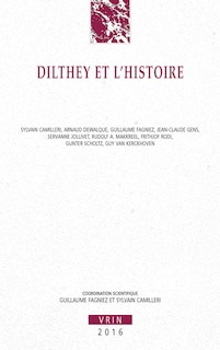Front cover_Dilthey et l'histoire