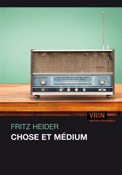 Front cover_Chose et médium