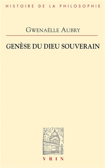 Front cover_Genèse du Dieu souverain