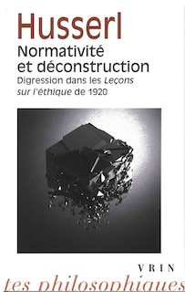 Front cover_Normativité et déconstruction