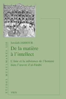 Front cover_De la matière à l'intellect
