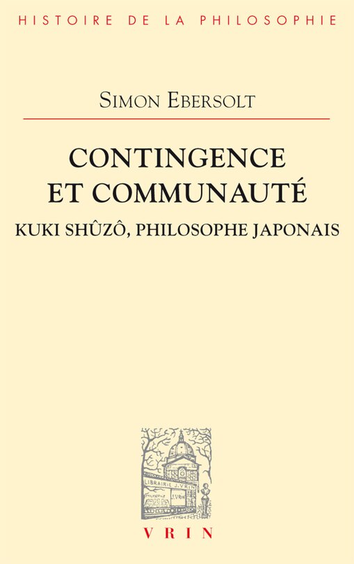 Front cover_Contingence Et Communauté