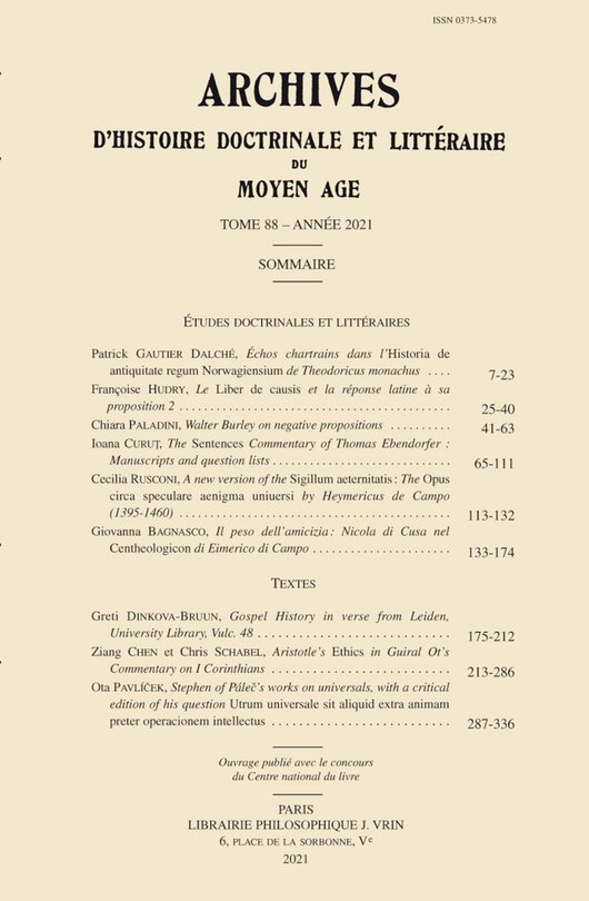Front cover_Arch. hist. doc. litt. M-Âge, t. 88 2021