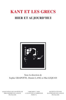 Front cover_Kant et les Grecs
