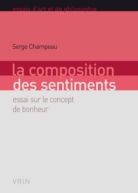 Front cover_La composition des sentiments