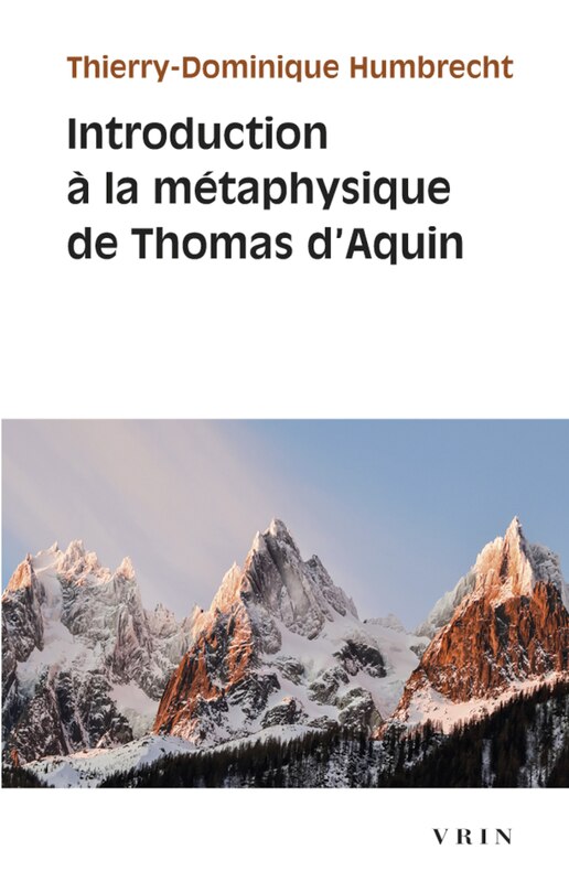 Front cover_Introduction à la métaphysique de Thomas d'Aquin