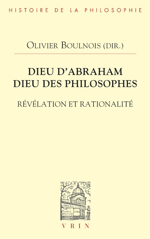 Couverture_Dieu d'Abraham, Dieu des philosophes