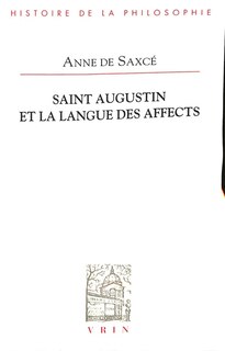 Front cover_Saint Augustin et la langue des affects