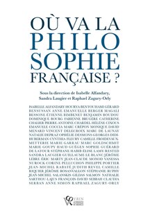 Front cover_Où va la philosophie française ?