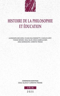 Couverture_Histoire de la philosophie et éducation
