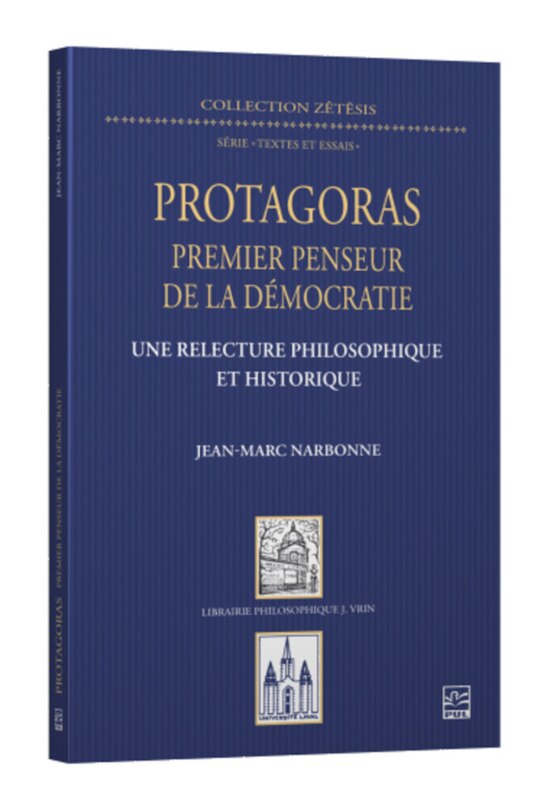 Front cover_Protagoras premier penseur de la démocr.