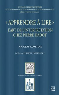 Front cover_Apprendre à lire