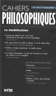 Couverture_Cahiers philosophiques, n&deg;176. La mod&eacute;lisation