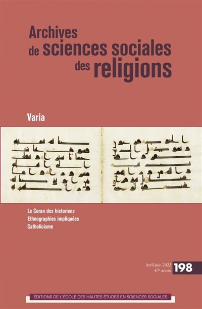 Couverture_Archives sciences sociales religions 198