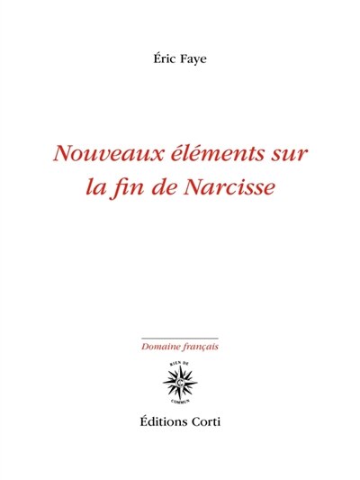 Front cover_Nouveaux éléments sur la fin de Narcisse