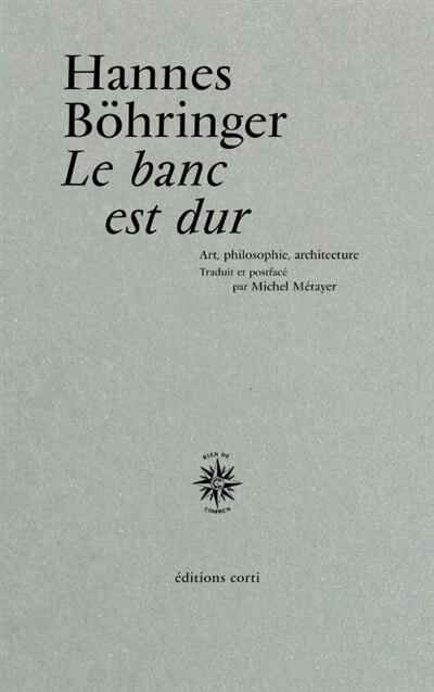 Front cover_Le banc est dur