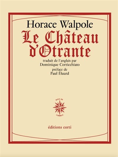 Couverture_Le château d'Otrante