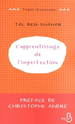 APPRENTISSAGE DE L'IMPERFECTION -L'