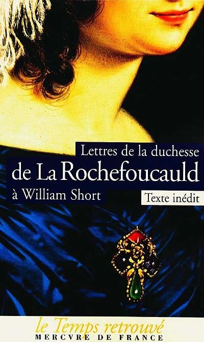 Front cover_Lettres &agrave; William Short
