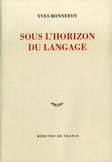 Front cover_Sous l'horizon du langage