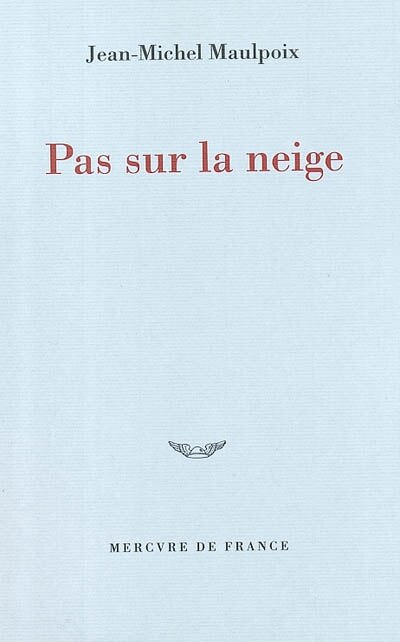 Front cover_Pas sur la neige
