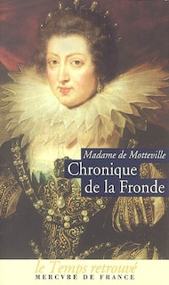 Front cover_Chronique de la Fronde