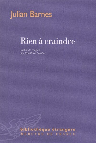 Front cover_Rien à craindre