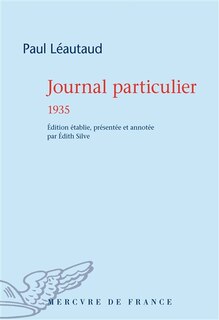 Front cover_Journal particulier. 1935