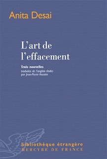 Front cover_L'art de l'effacement : trois nouvelles