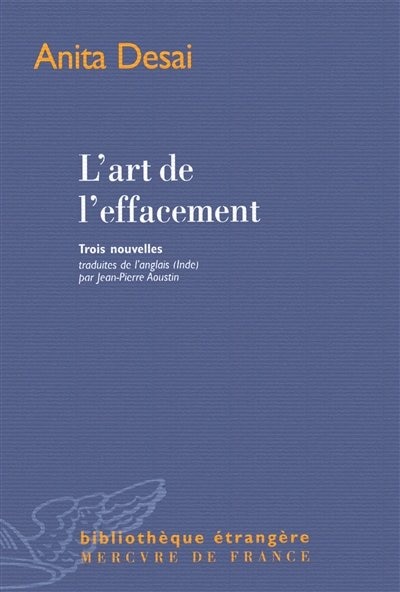 Front cover_L'art de l'effacement : trois nouvelles