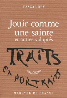 Front cover_Jouir comme une sainte