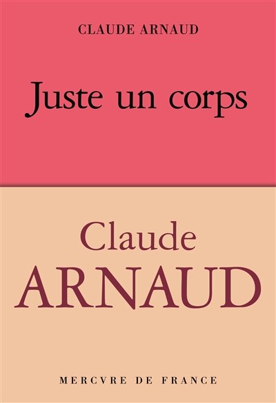 Front cover_Juste un corps