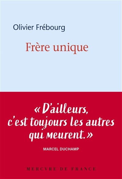 Front cover_Frère unique