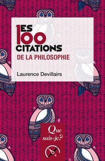 Front cover_Les 100 citations de la philosophie