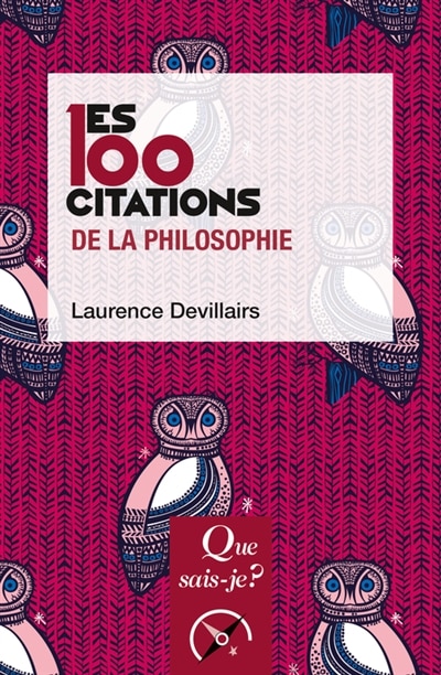 Front cover_Les 100 citations de la philosophie