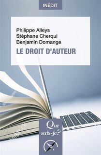 Front cover_Le droit d'auteur