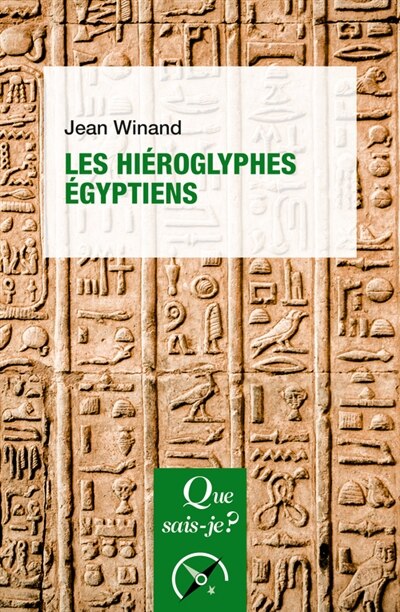 Front cover_Les hiéroglyphes égyptiens