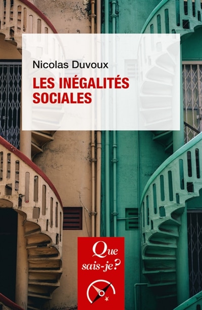 Front cover_Les in&eacute;galit&eacute;s sociales